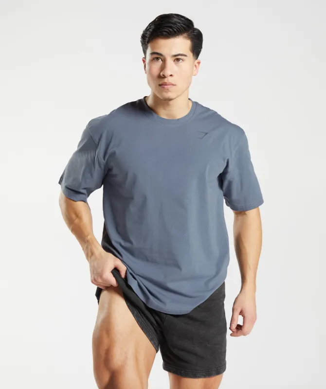 Gymshark Power T-Shirt - Evening Blue made by Gymshark