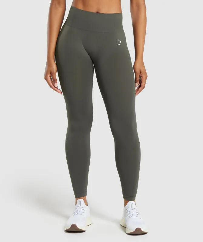 Gymshark Everyday Seamless Leggings - Strength Green sold by Gymshark