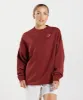 Gymshark Training Oversized Sweatshirt - Rosewood Red sold by Gymshark