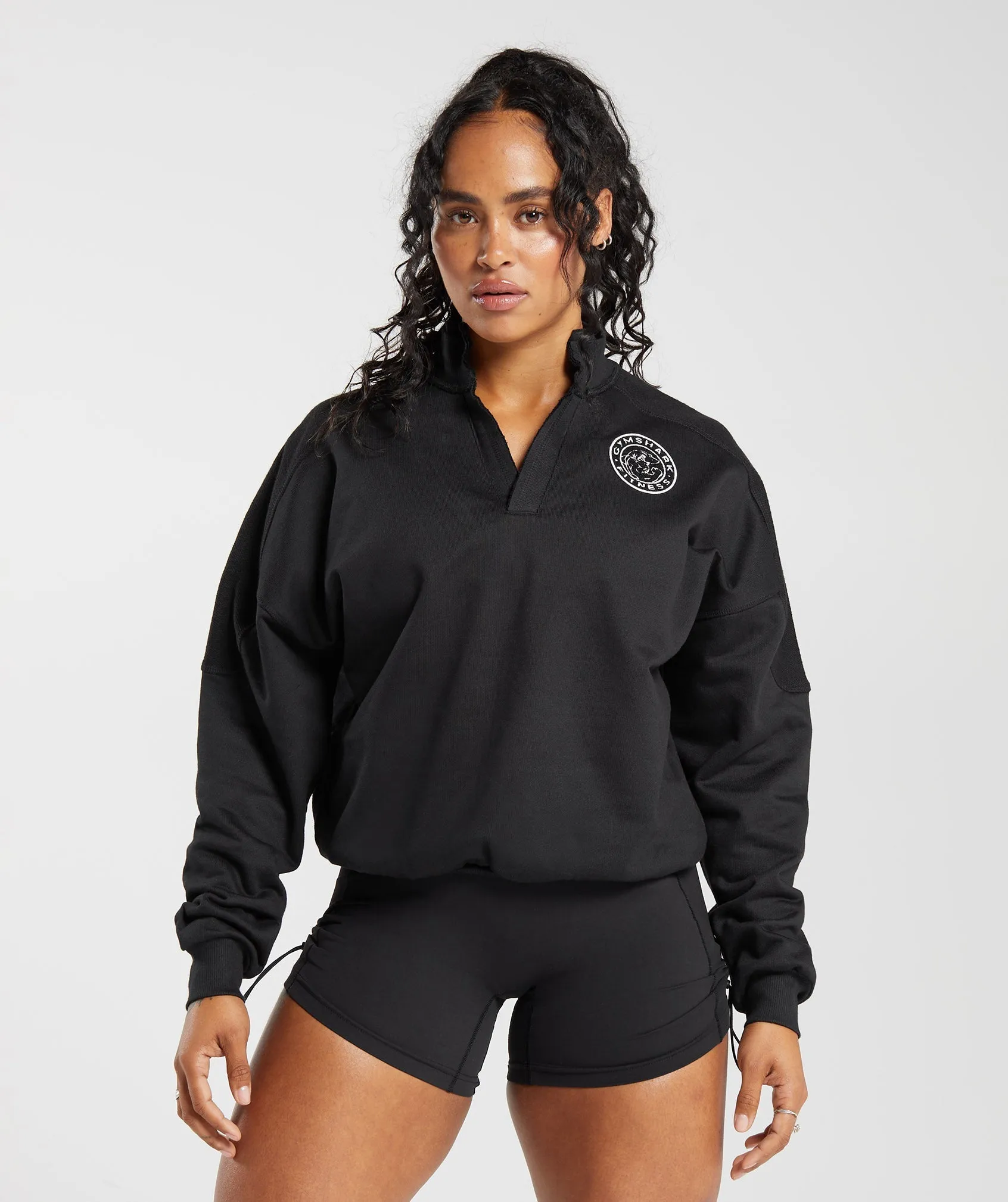 Gymshark Legacy Oversized Sweatshirt - Black sold by Gymshark