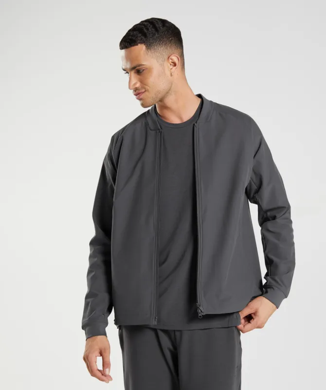 Gymshark Studio Jacket - Onyx Grey sold by Gymshark