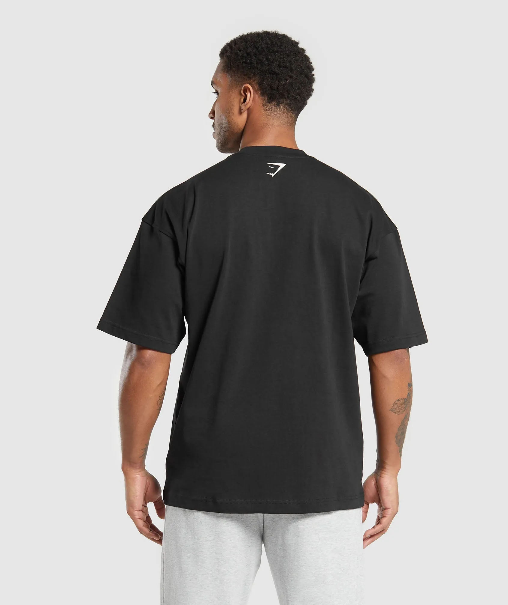 Gymshark Collegiate T-Shirt - Black sold by Gymshark product image thumbnail 3