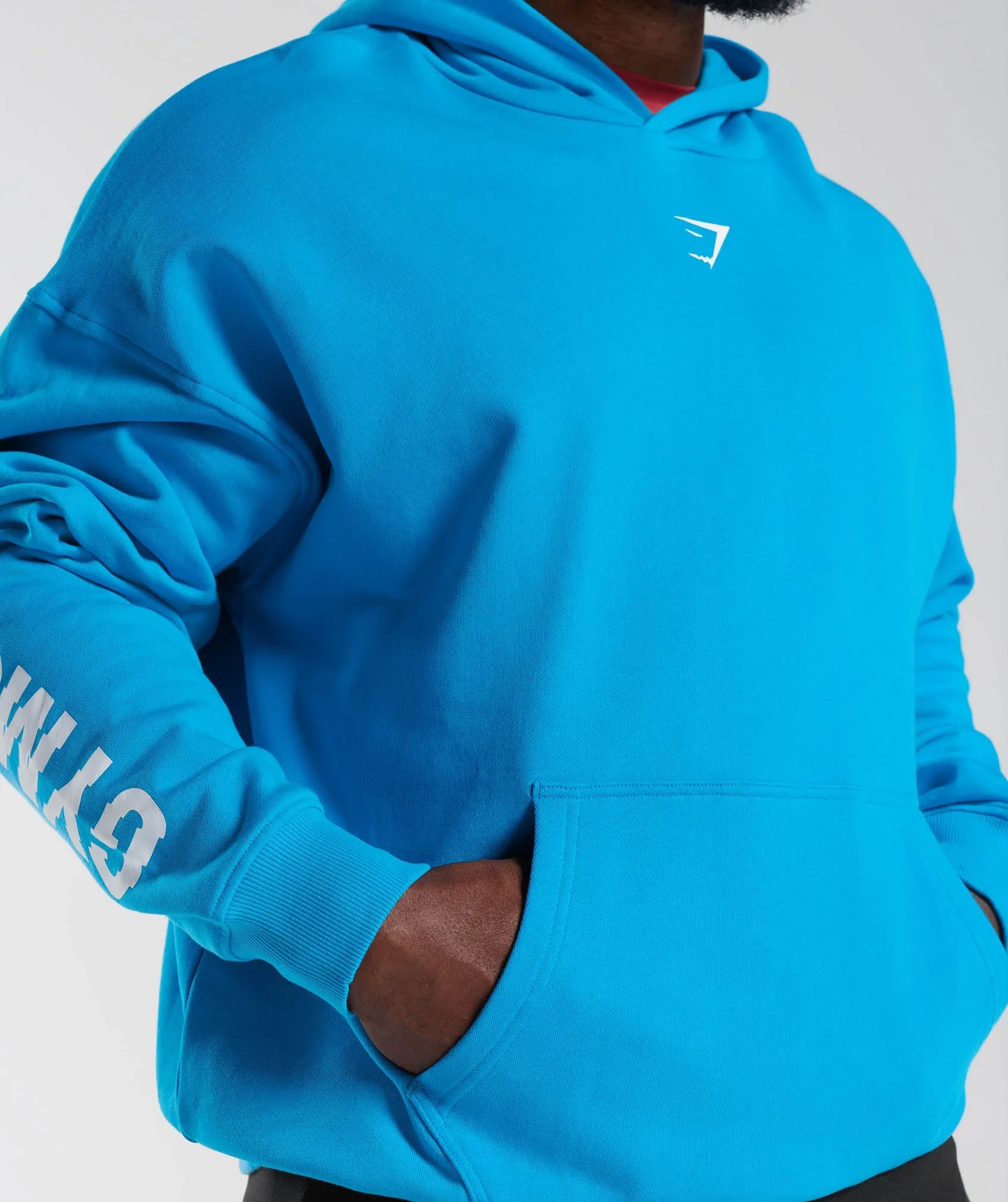Gymshark Slice Hoodie - Electric Blue sold by Gymshark product image thumbnail 3
