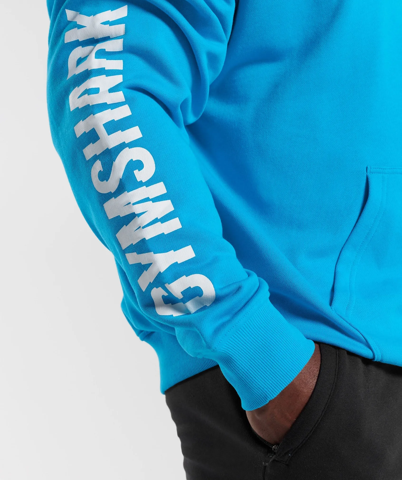 Gymshark Slice Hoodie - Electric Blue sold by Gymshark product image thumbnail 5