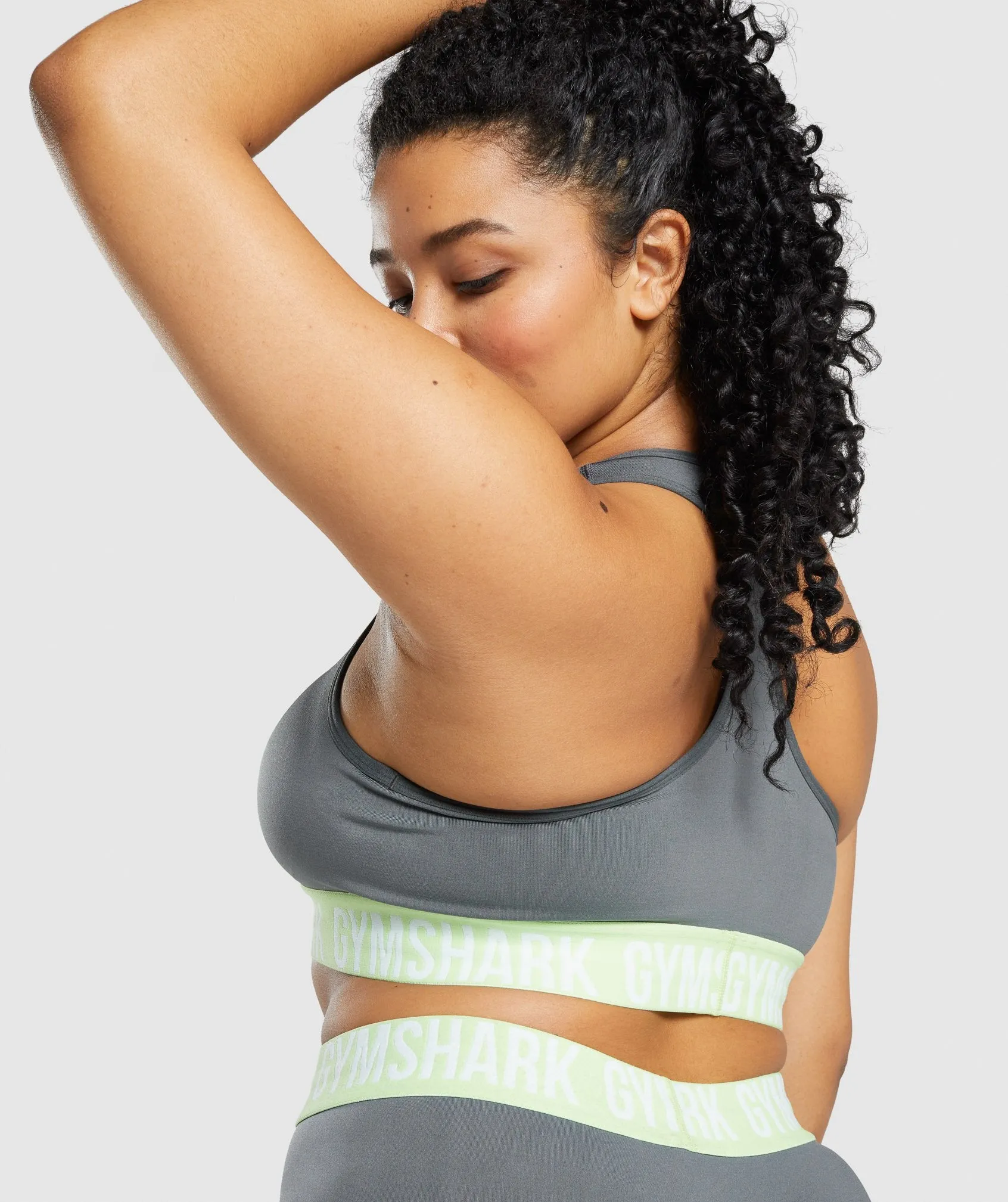 Gymshark Fit Seamless Sports Bra - Charcoal sold by Gymshark product image thumbnail 5