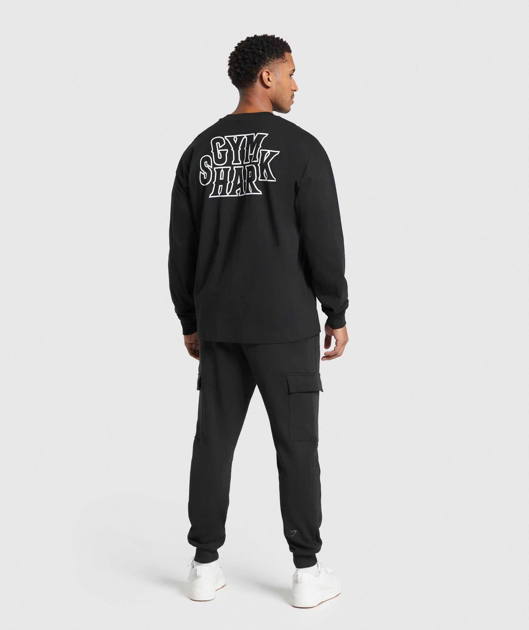 Gymshark Western Long Sleeve T-Shirt - Black sold by Gymshark product image thumbnail 4