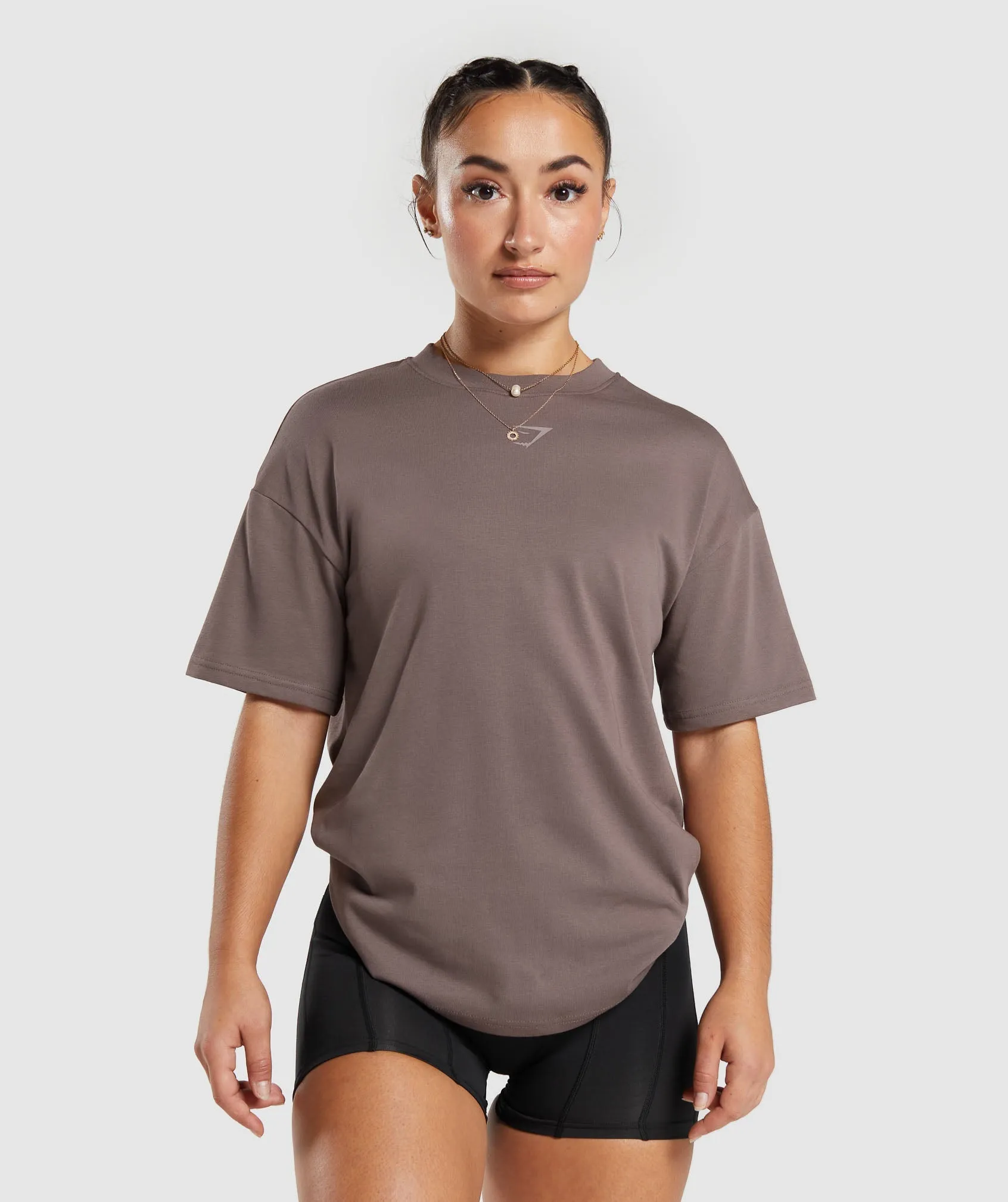 GS Power Oversized T-Shirt - Walnut Mauve sold by Gymshark product image thumbnail 2
