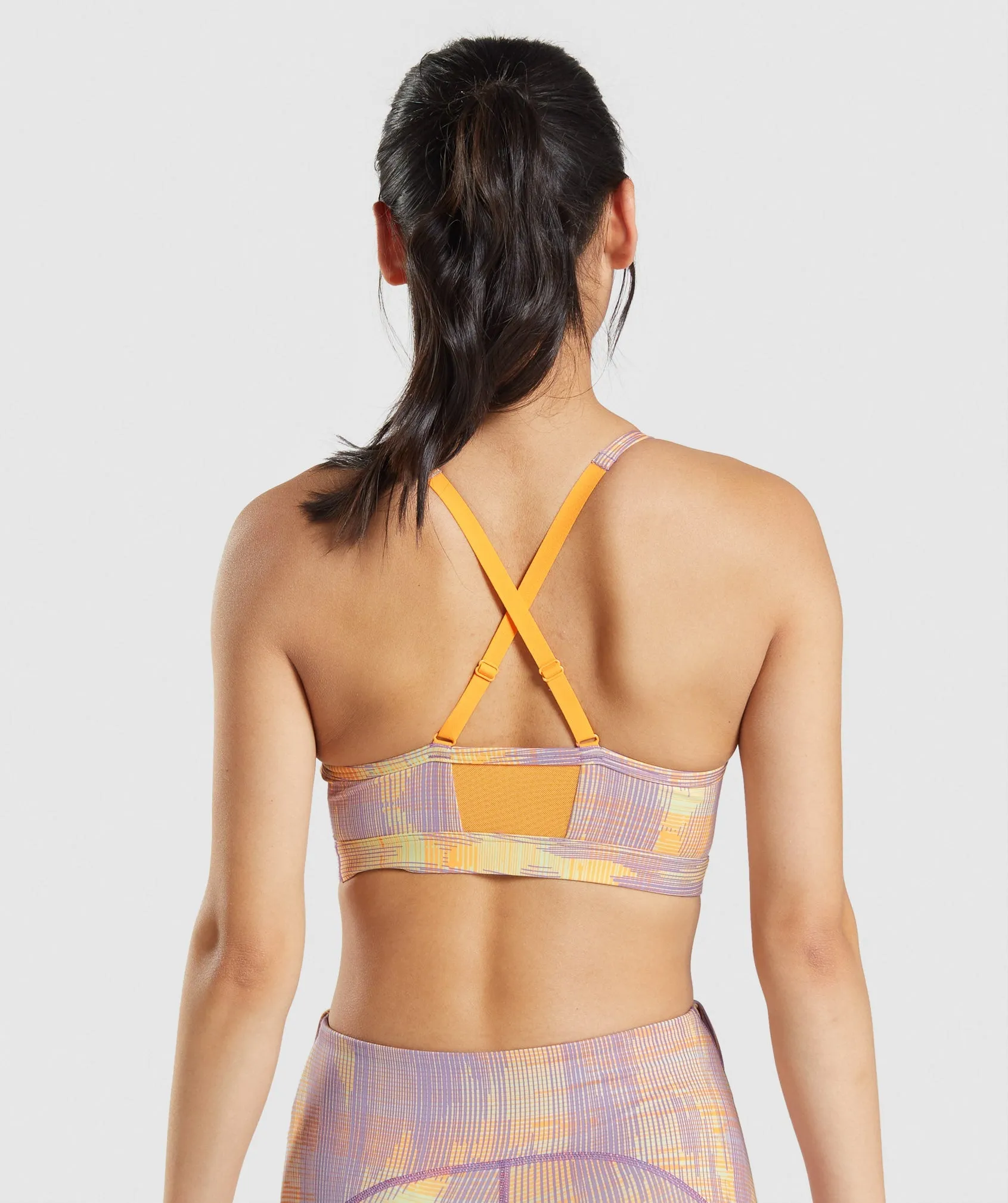 Gymshark Sport Sports Bra - Orange Print sold by Gymshark product image thumbnail 2