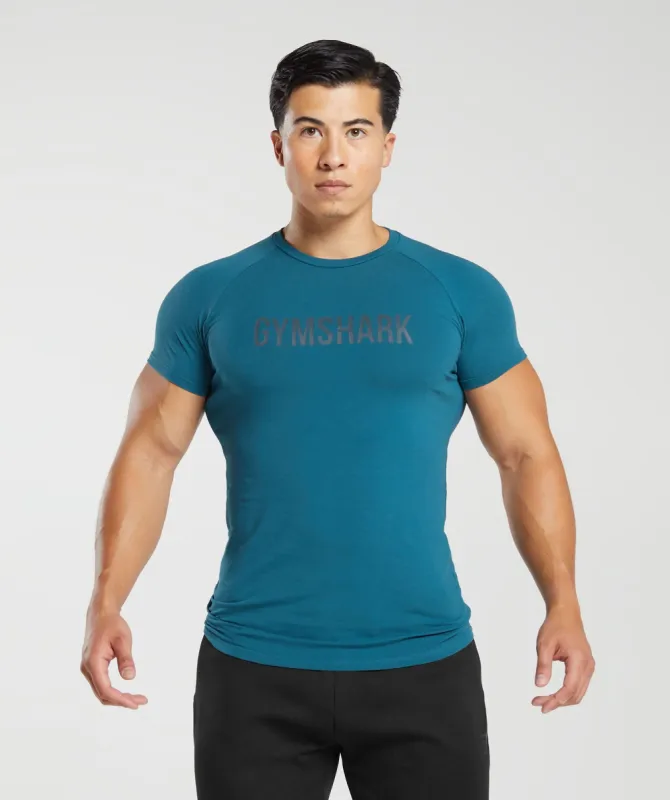 Gymshark Apollo T-Shirt - Atlantic Blue sold by Gymshark