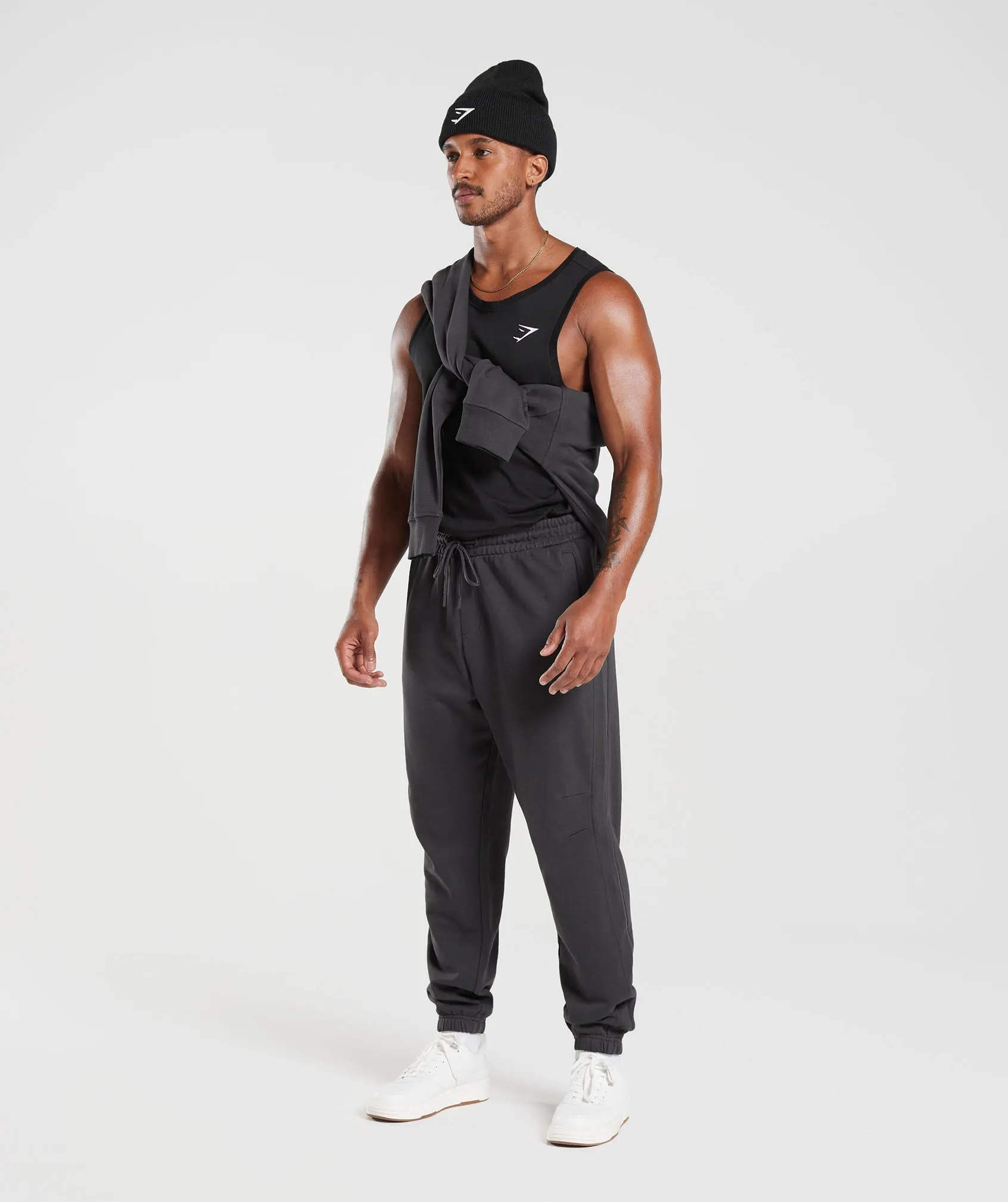 Gymshark Rest Day Essentials Joggers - Onyx Grey sold by Gymshark product image thumbnail 4