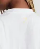 Gymshark Embroidered Graphic Midi T-Shirt - White sold by Gymshark