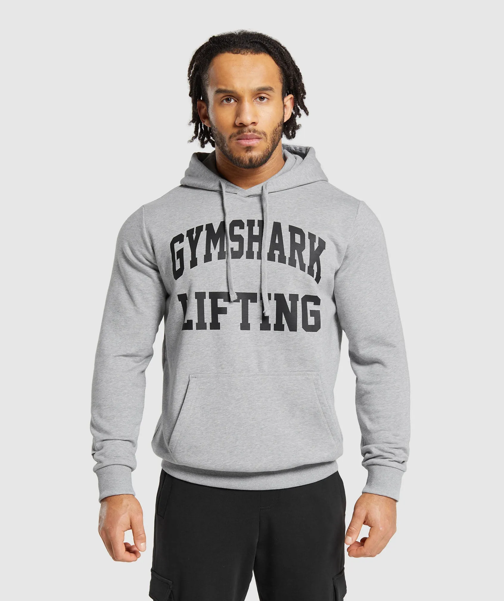 Gymshark Lifting Club Hoodie - Light Grey Core Marl sold by Gymshark