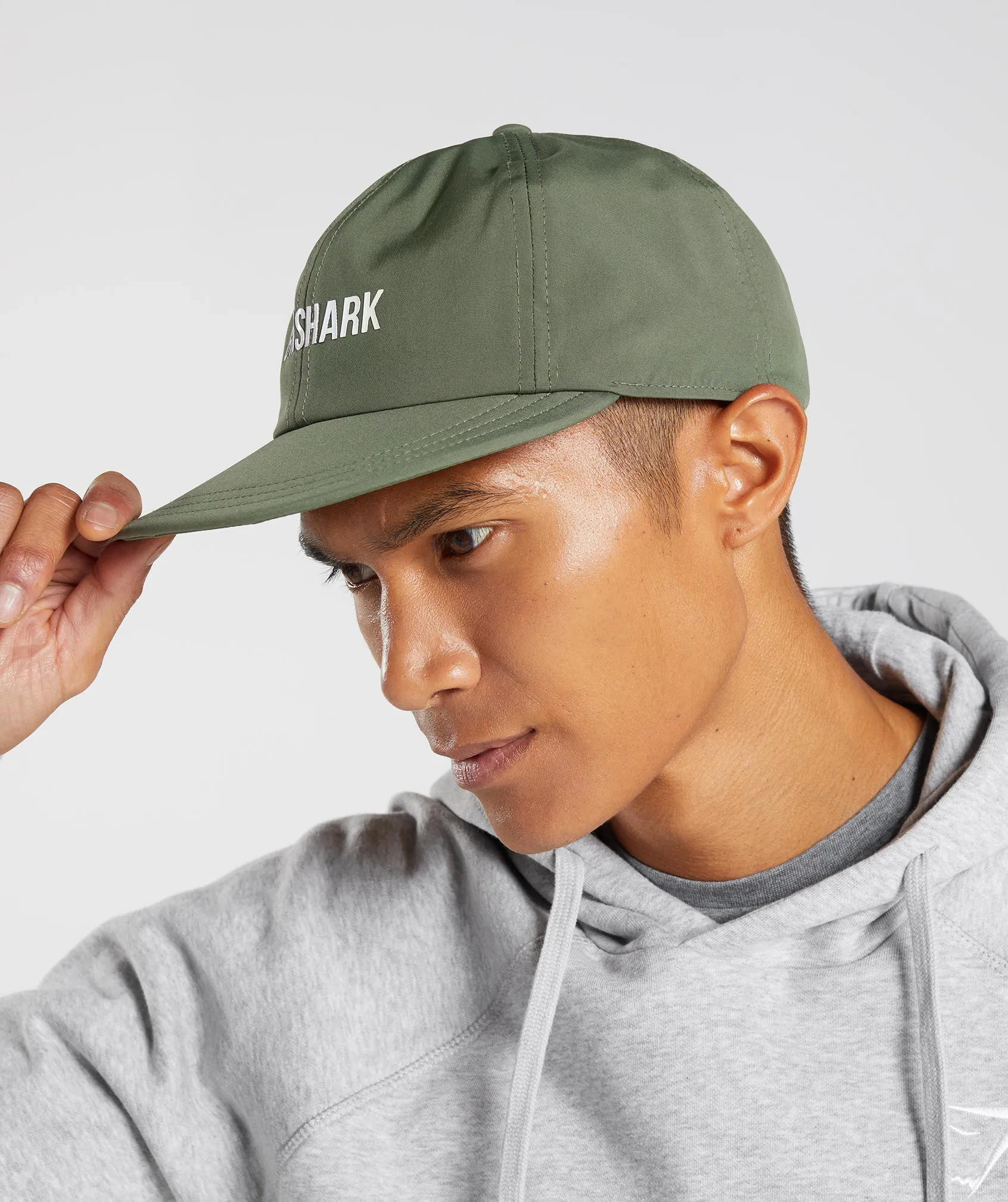 Gymshark Flat Peak Cap - Core Olive sold by Gymshark product image thumbnail 3