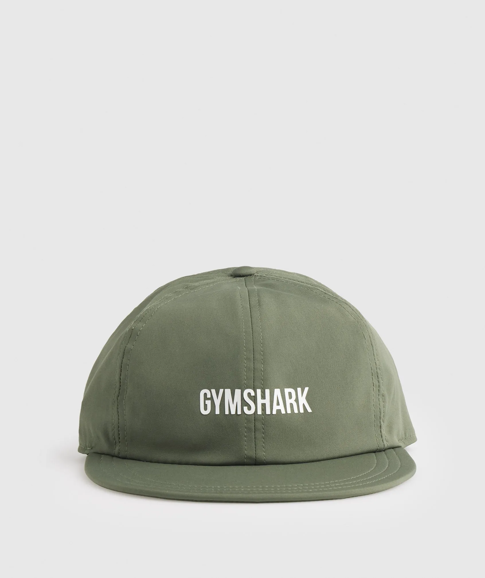 Gymshark Flat Peak Cap - Core Olive sold by Gymshark