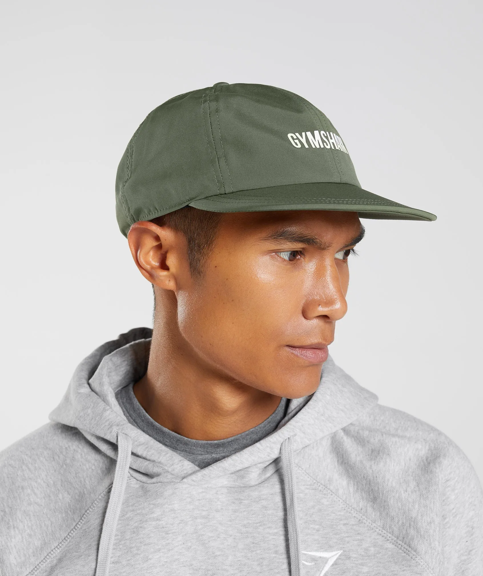 Gymshark Flat Peak Cap - Core Olive sold by Gymshark product image thumbnail 2