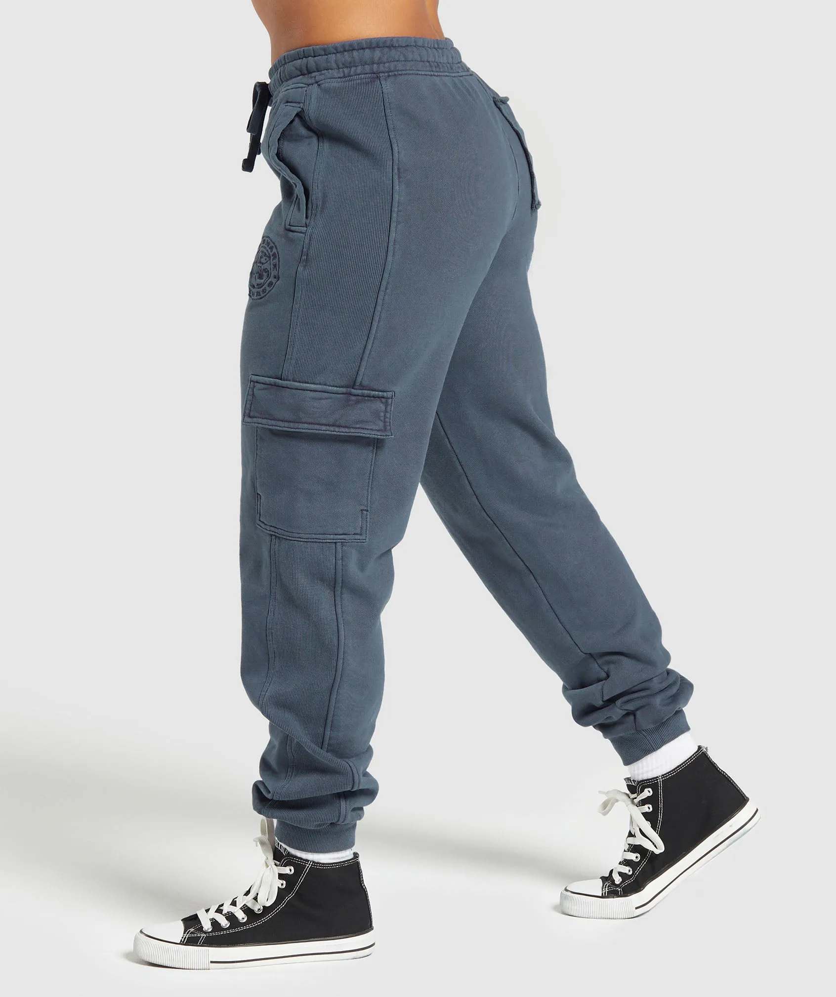 Gymshark Premium Legacy Joggers - Heavy Blue sold by Gymshark product image thumbnail 3