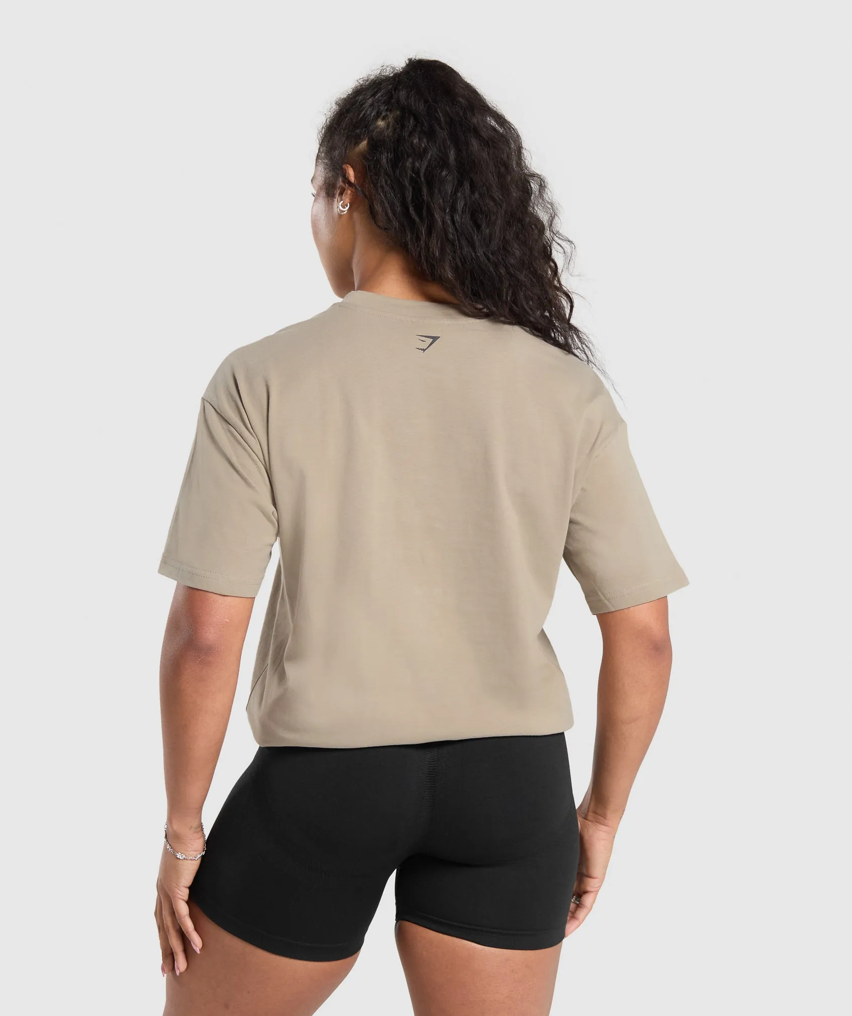 Gymshark Strong Girl Lifting Club Graphic T-Shirt - Sand Brown sold by Gymshark product image thumbnail 2