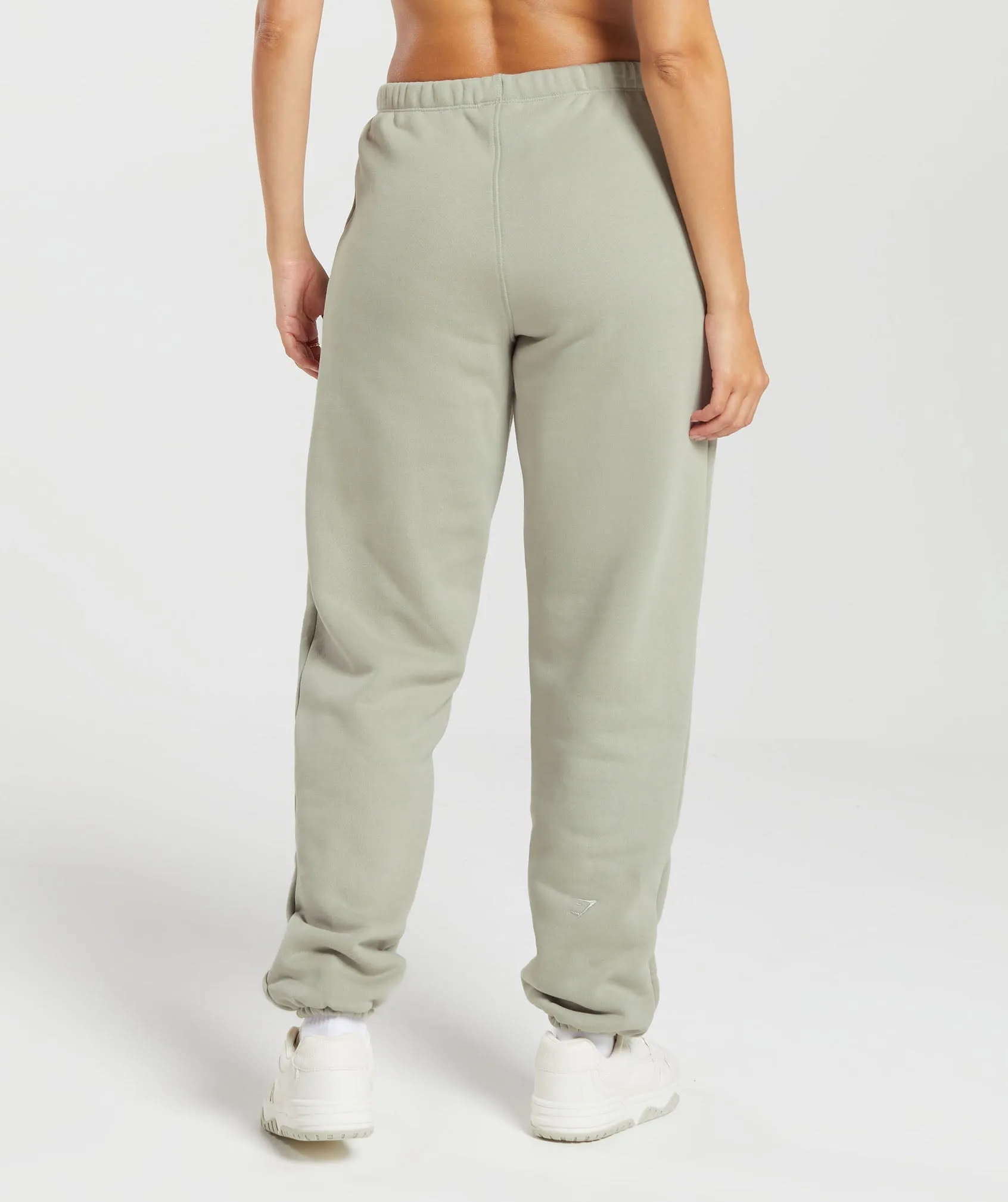 Gymshark Heavyweight Loopback Sweat Joggers - Stone Grey sold by Gymshark product image thumbnail 2