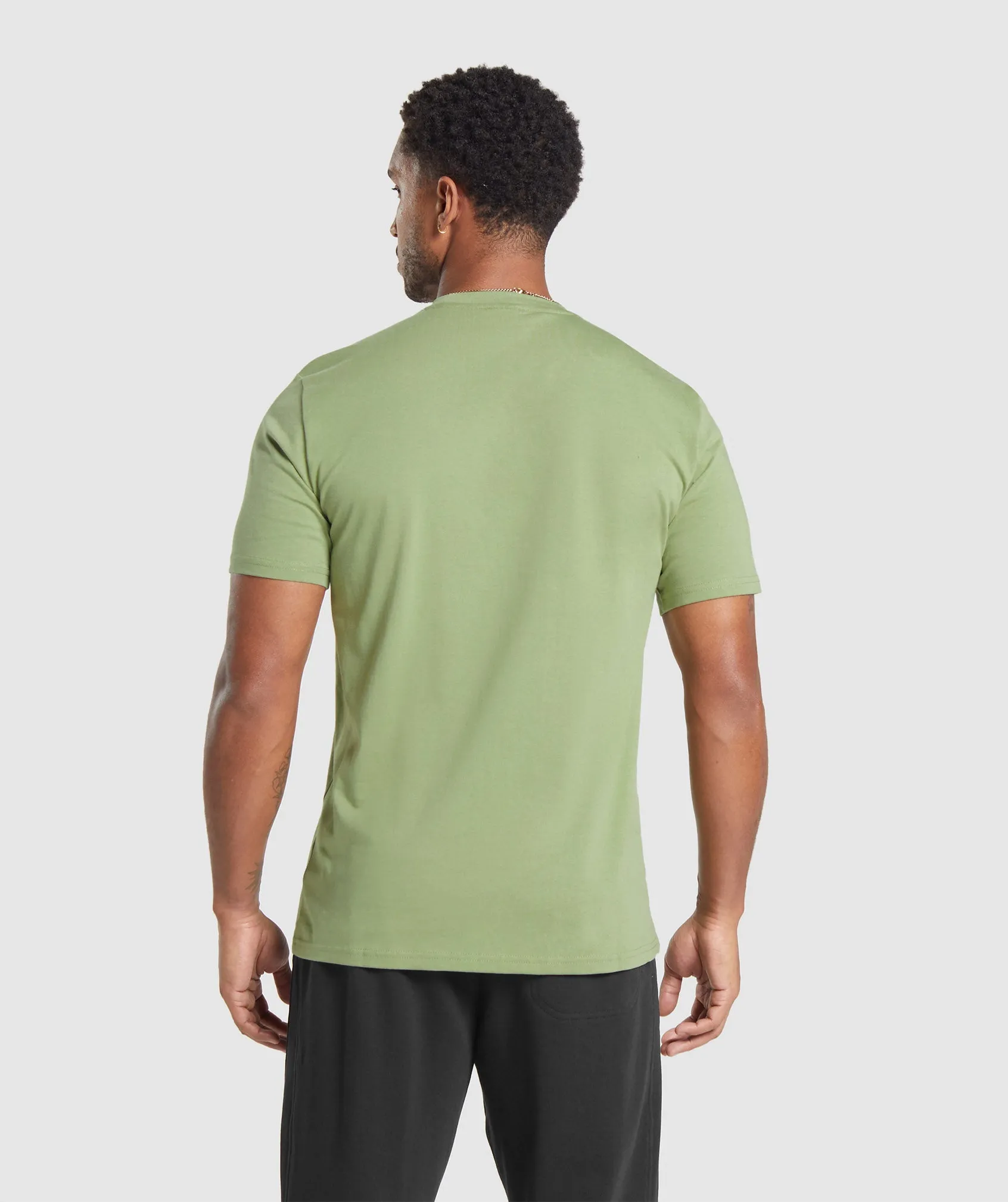 Gymshark Crest T-Shirt - Natural Sage Green sold by Gymshark product image thumbnail 2