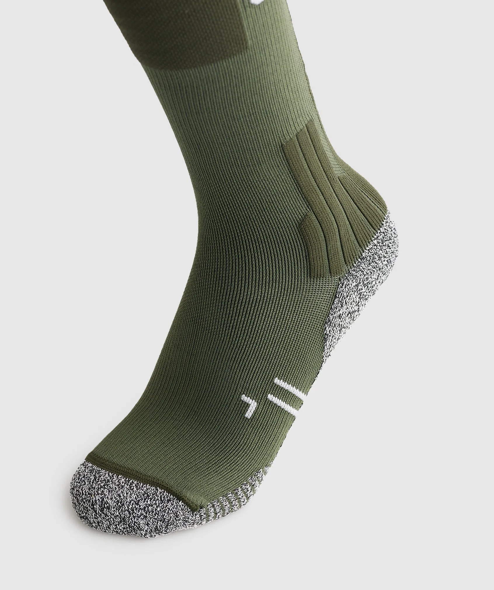 Gymshark Weightlifting Sock - Olive Green sold by Gymshark product image thumbnail 2