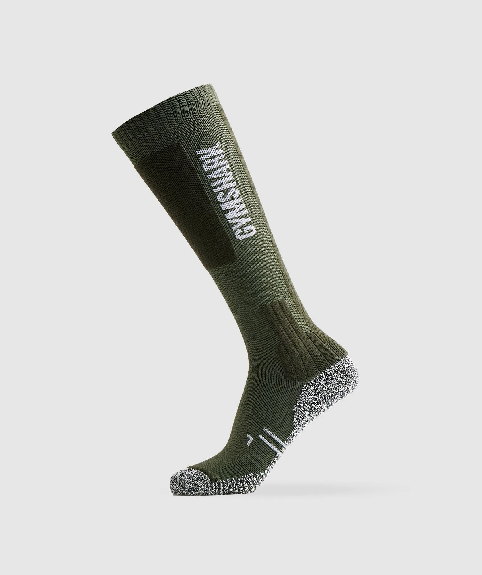 Gymshark Weightlifting Sock - Olive Green sold by Gymshark