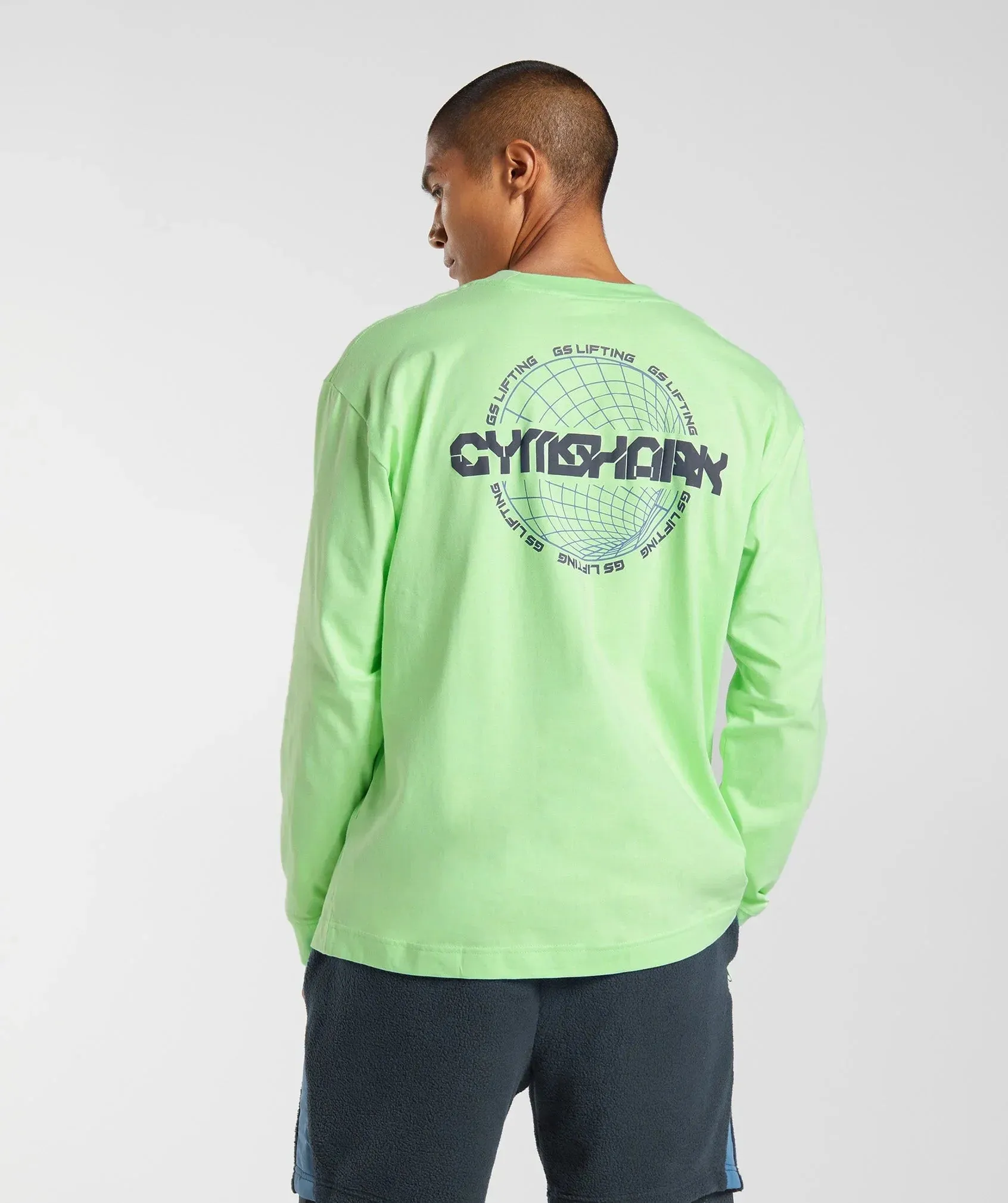 Gymshark Vibes Long Sleeve T-Shirt - Bright Mint sold by Gymshark