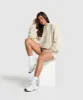 Gymshark Fleece Oversized Hoodie - Ecru White sold by Gymshark