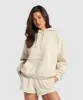 Gymshark Fleece Oversized Hoodie - Ecru White sold by Gymshark