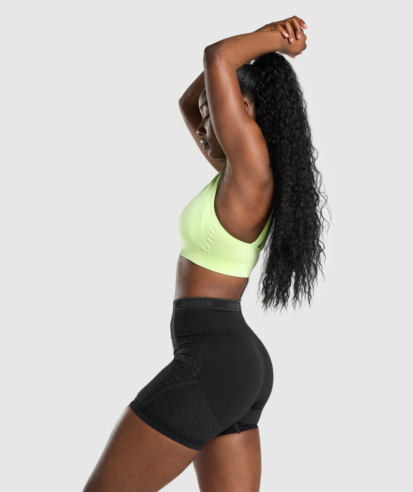 Gymshark Apex Seamless Sports Bra - Green/Light Green sold by Gymshark product image thumbnail 3