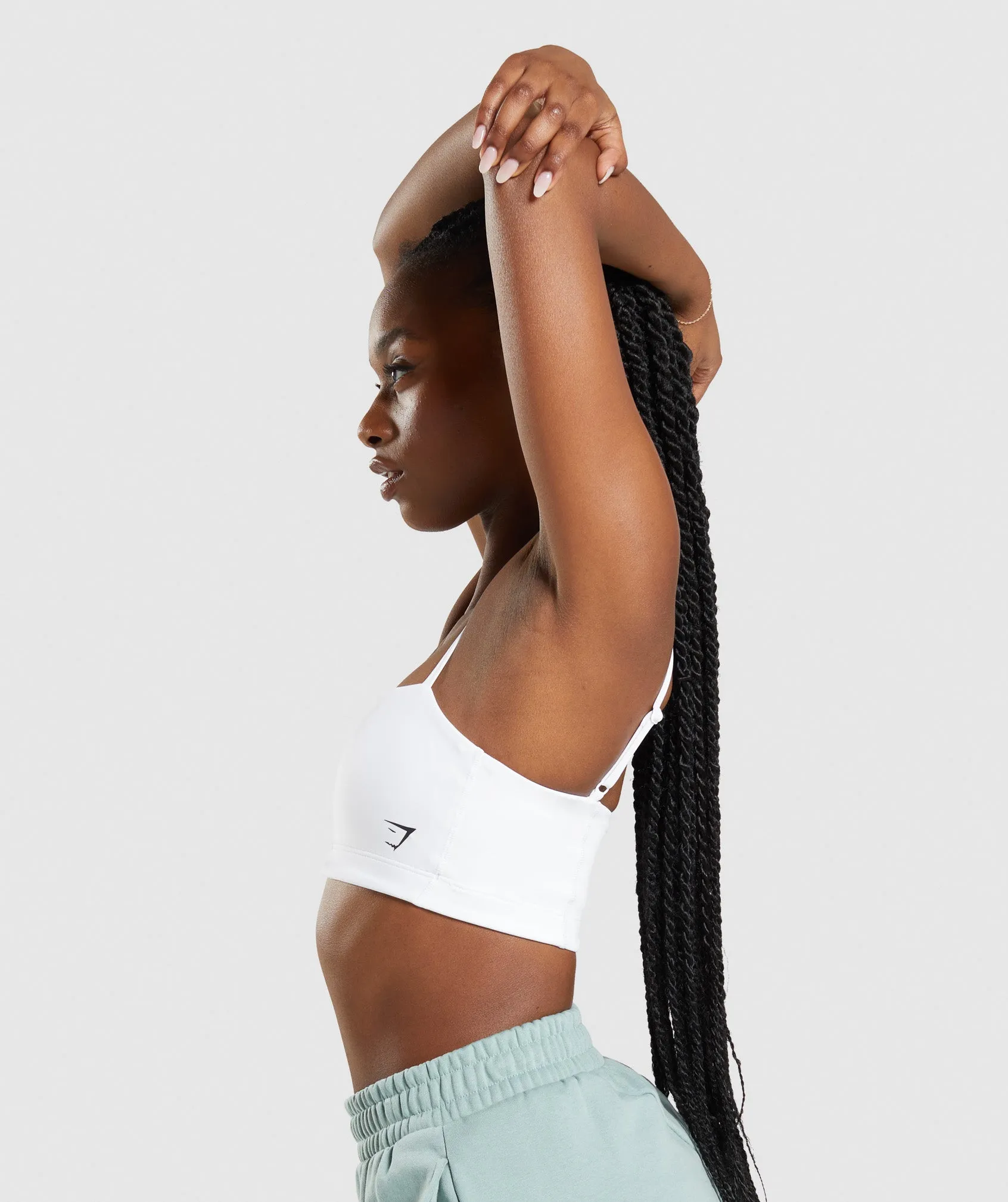 Gymshark Bandeau Sports Bra - White sold by Gymshark product image thumbnail 3