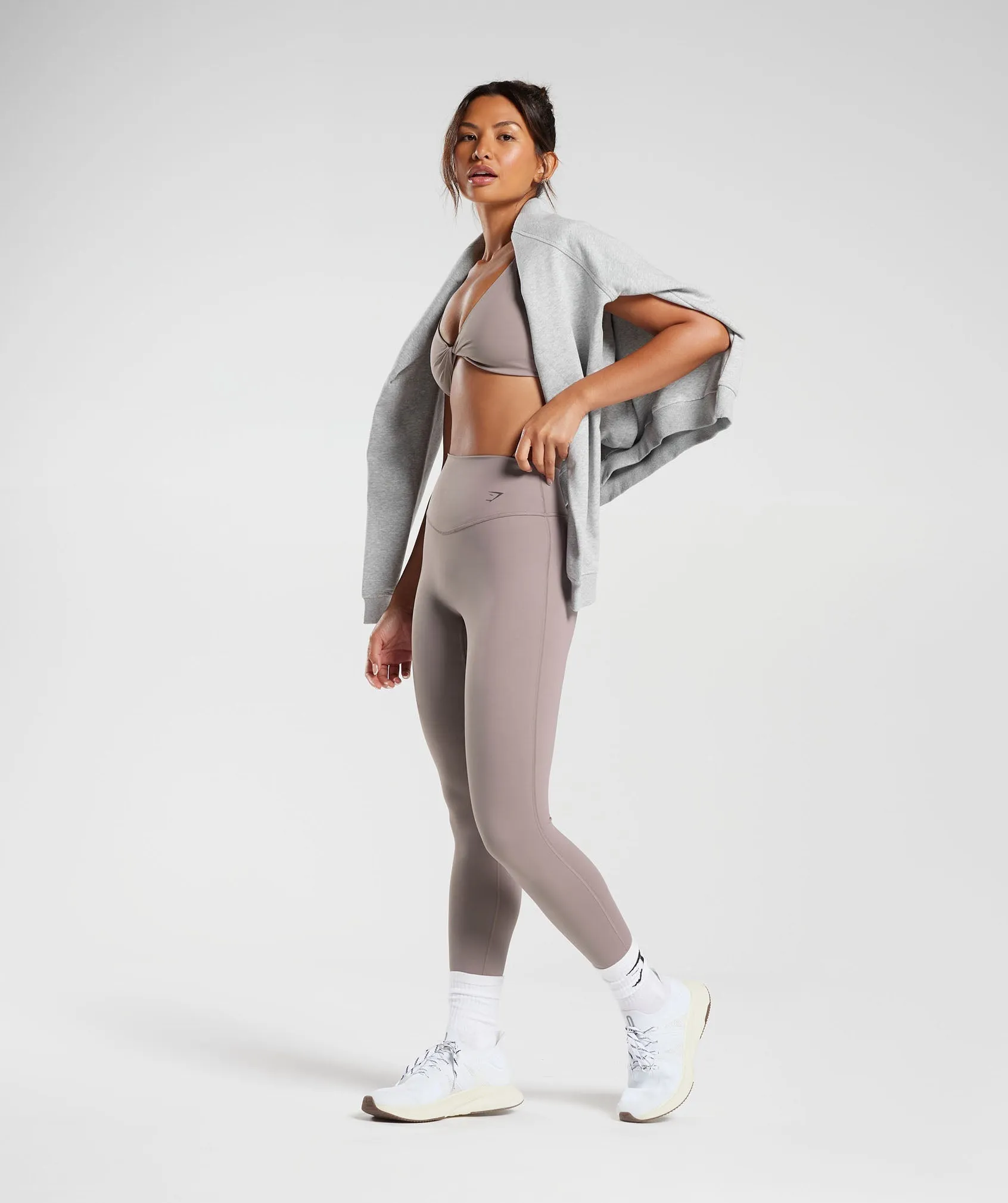 Gymshark Elevate Leggings - Washed Mauve sold by Gymshark product image thumbnail 4