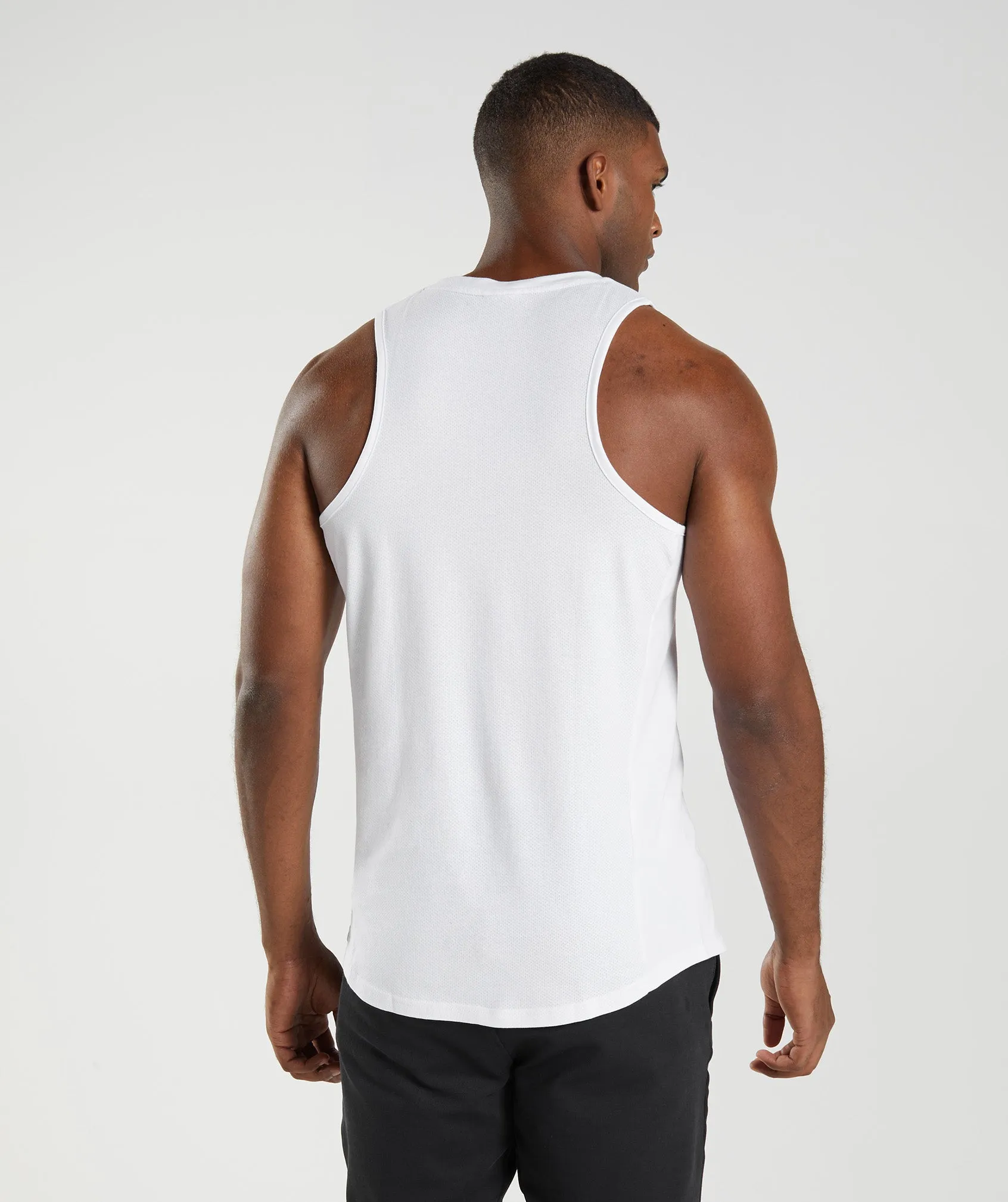 Gymshark React Tank - White sold by Gymshark product image thumbnail 2