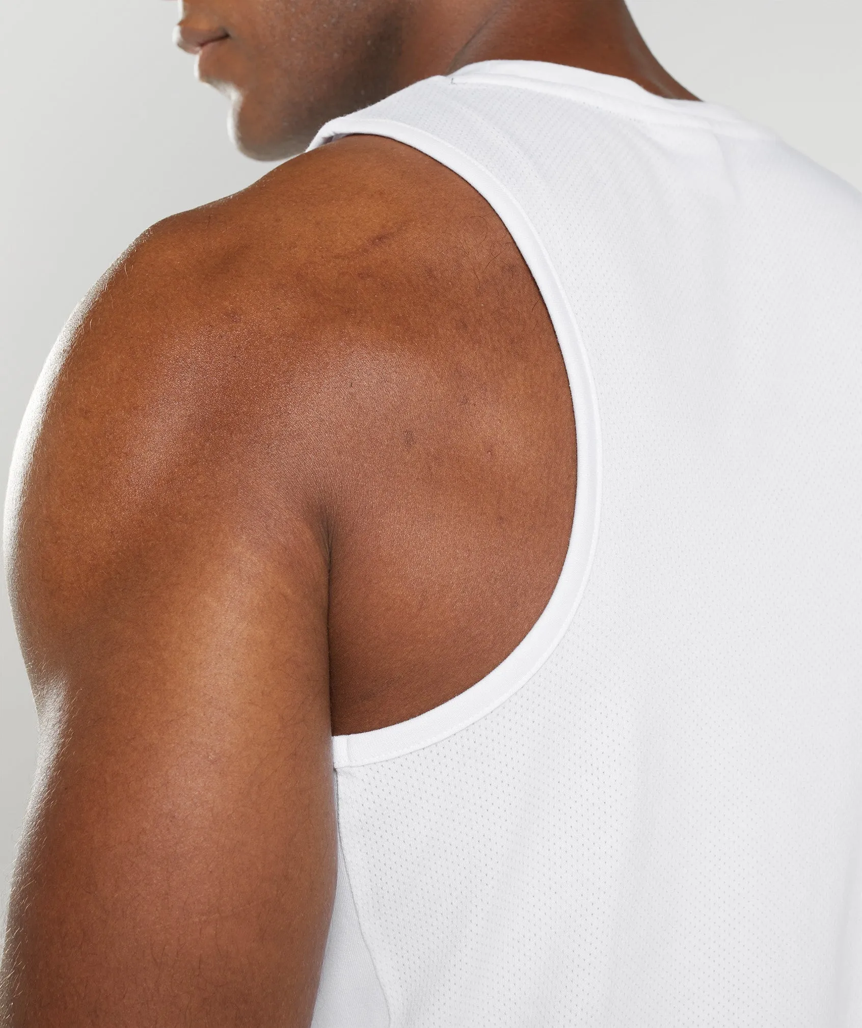 Gymshark React Tank - White sold by Gymshark product image thumbnail 5