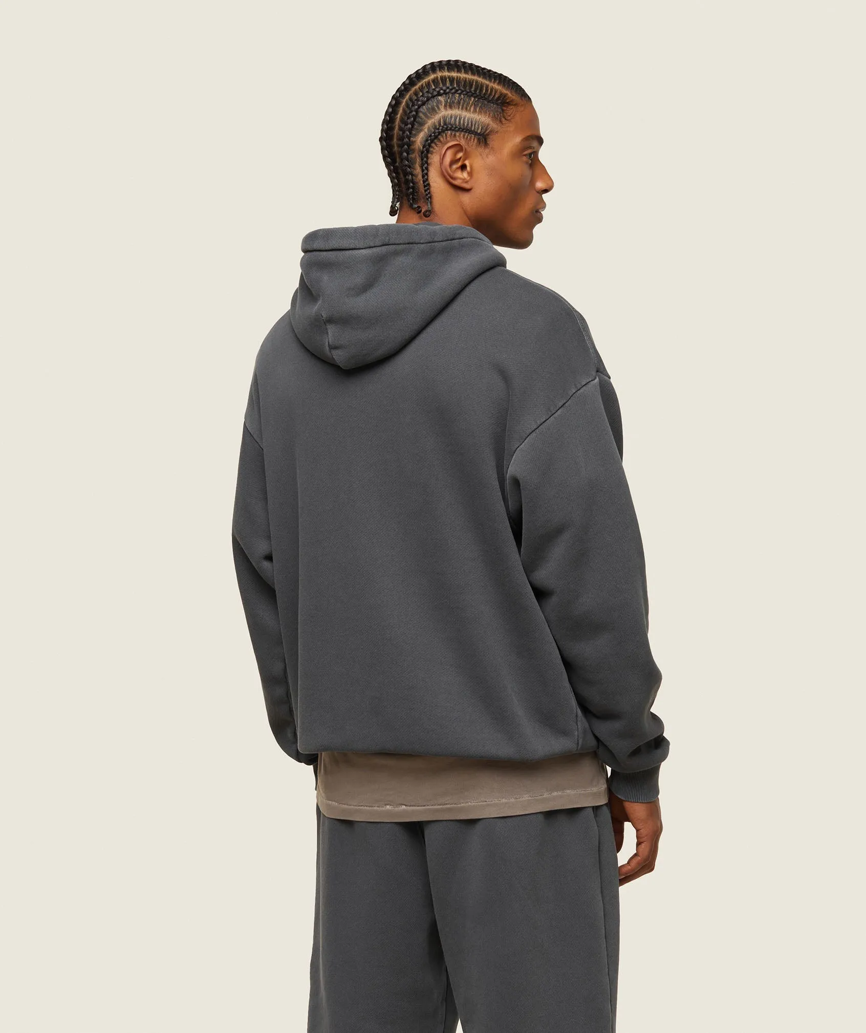 Gymshark everywear Relaxed Hoodie - Washed Black sold by Gymshark product image thumbnail 3