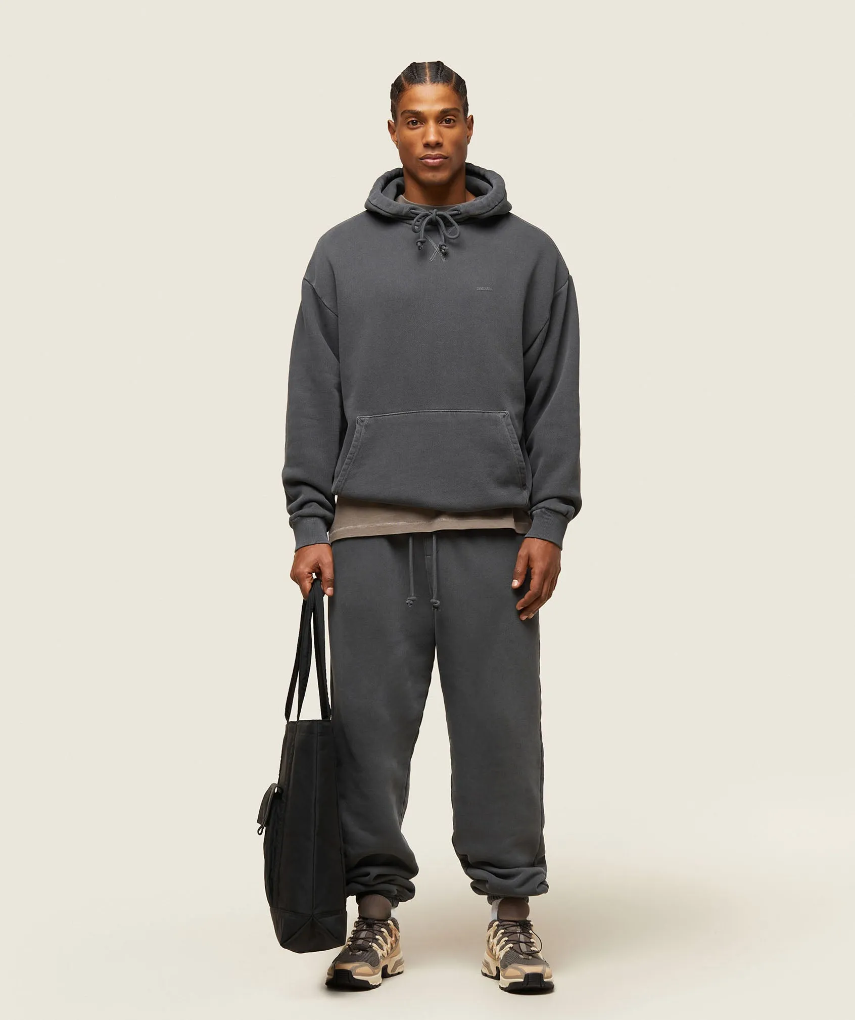 Gymshark everywear Relaxed Hoodie - Washed Black sold by Gymshark product image thumbnail 2