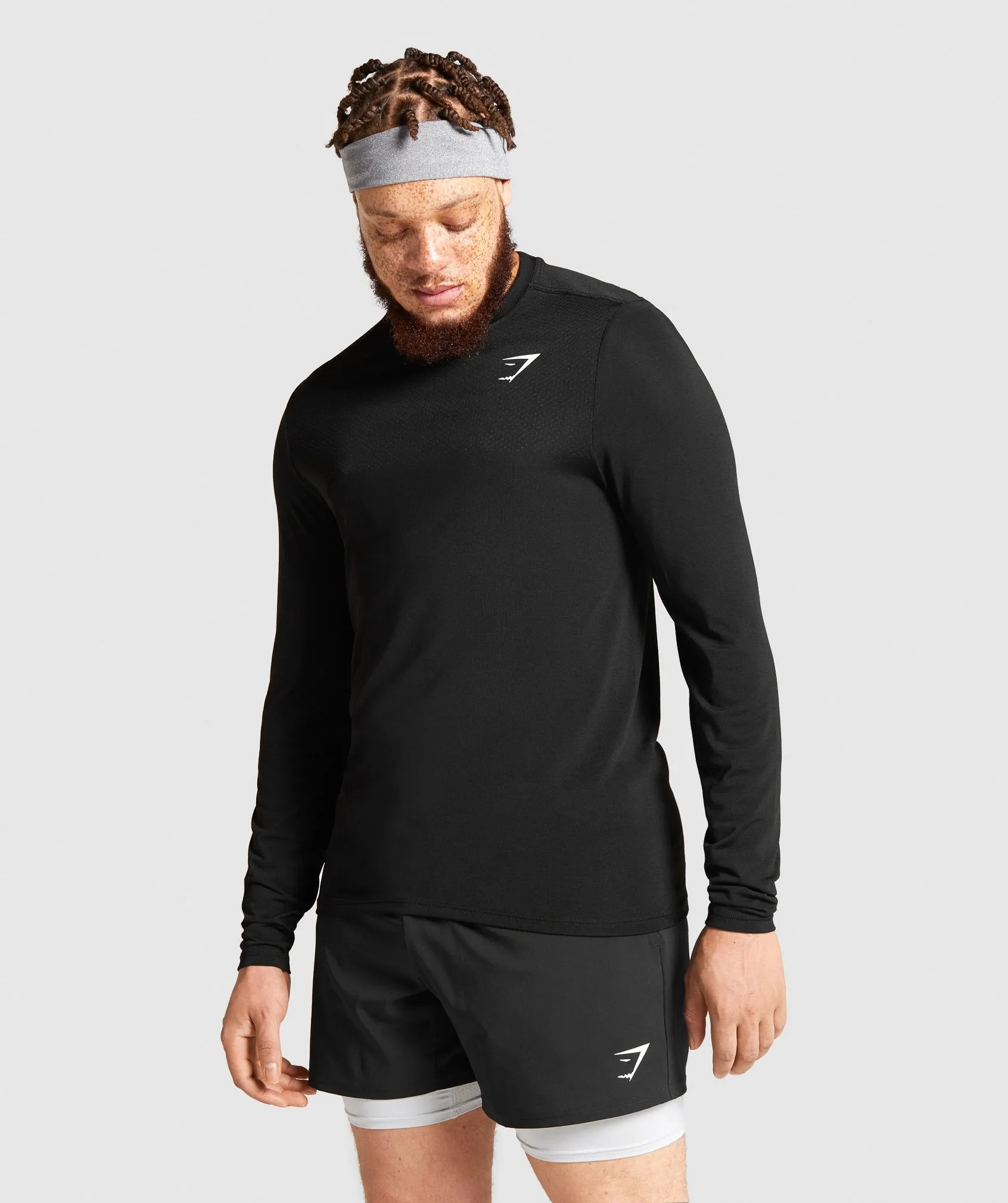 Gymshark Vital Seamless Long Sleeve T-Shirt - Black sold by Gymshark
