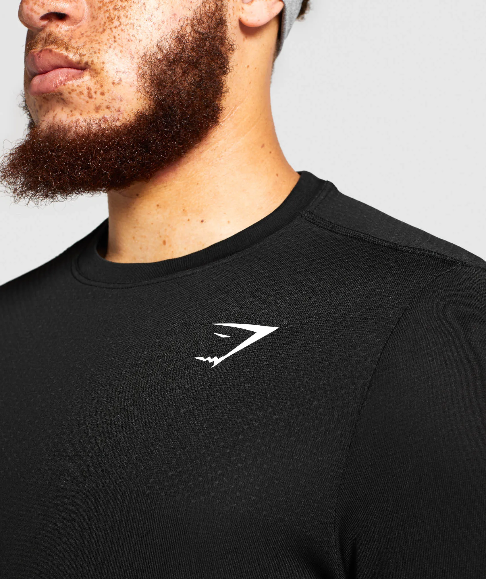 Gymshark Vital Seamless Long Sleeve T-Shirt - Black sold by Gymshark product image thumbnail 5