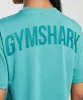GS Power Oversized T-Shirt - Bondi Teal sold by Gymshark