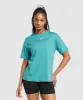 GS Power Oversized T-Shirt - Bondi Teal sold by Gymshark