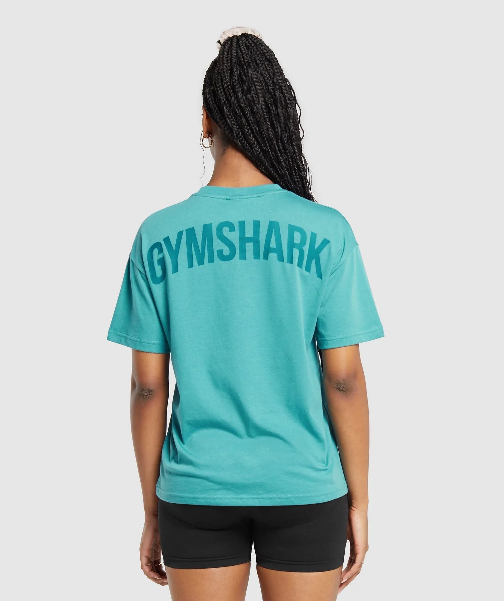 GS Power Oversized T-Shirt - Bondi Teal sold by Gymshark