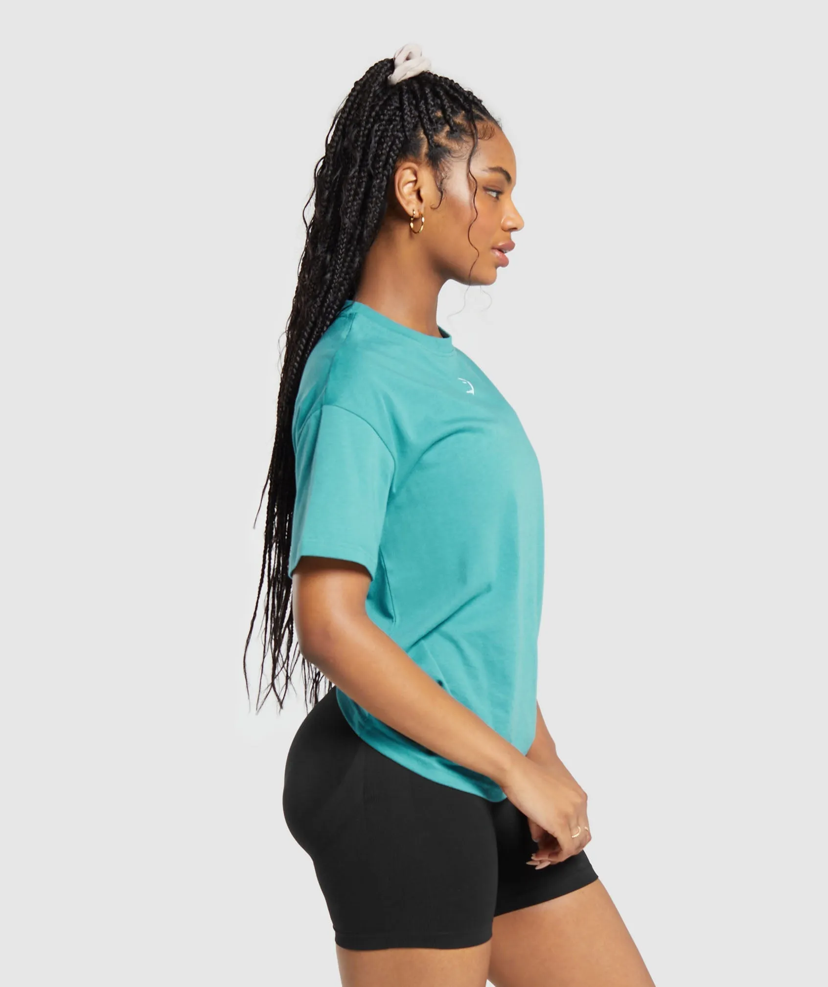 GS Power Oversized T-Shirt - Bondi Teal sold by Gymshark product image thumbnail 3