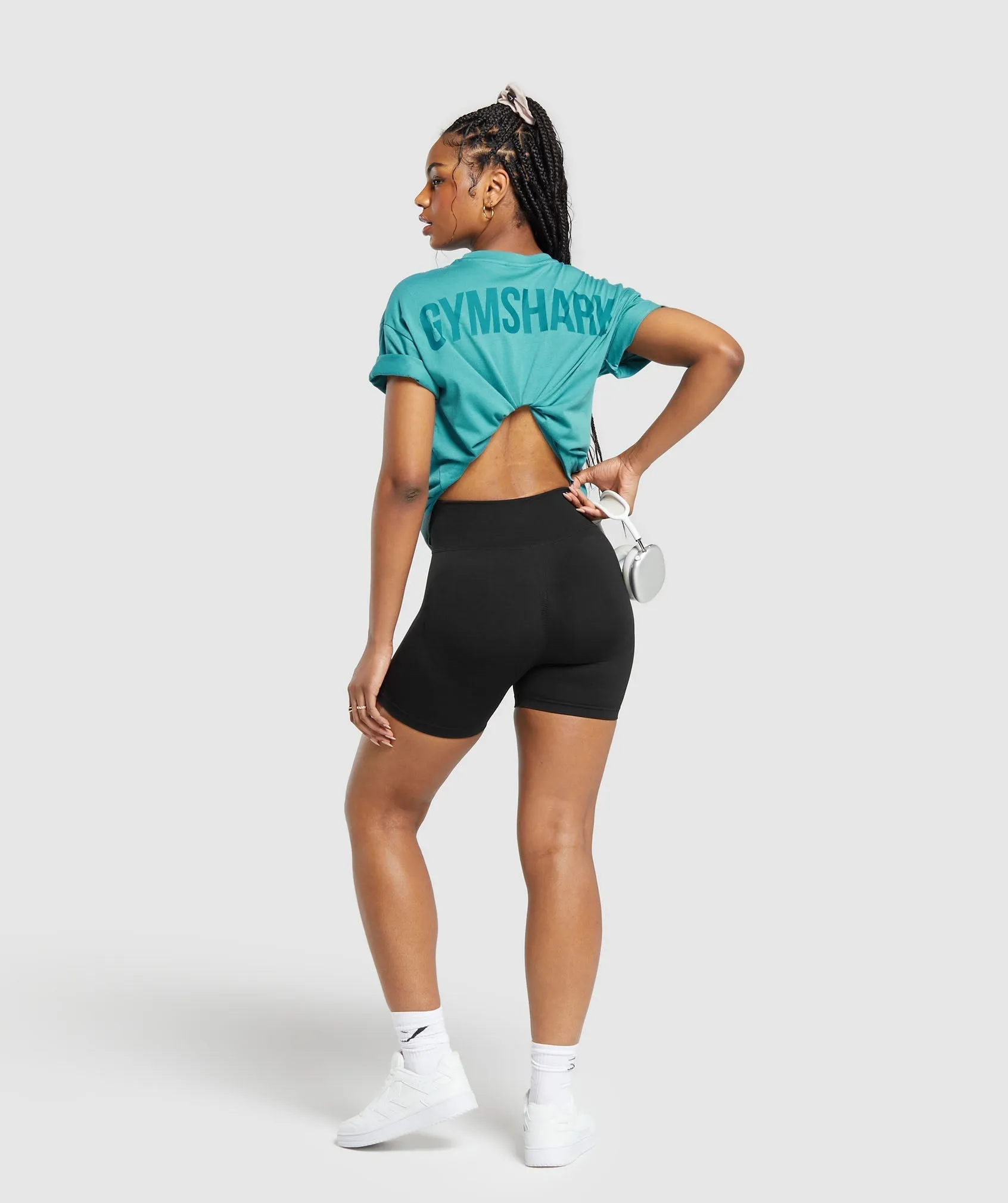 GS Power Oversized T-Shirt - Bondi Teal sold by Gymshark product image thumbnail 4