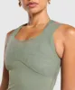 Gymshark Elevate Shelf Tank - Unit Green sold by Gymshark