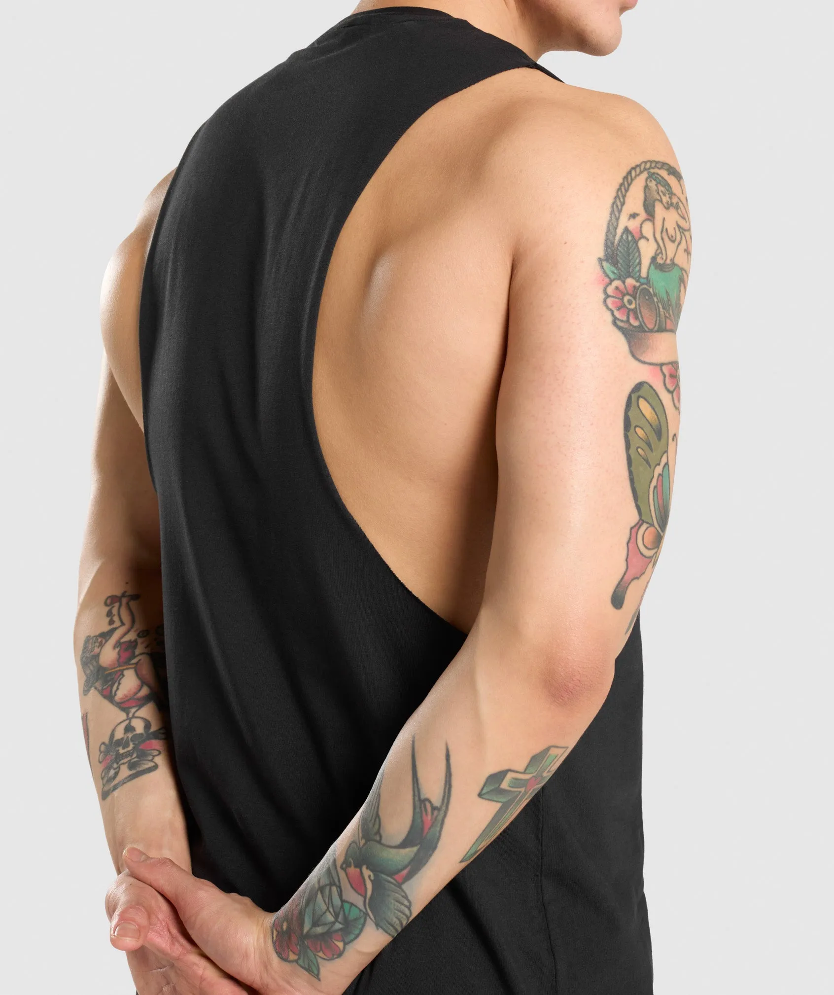 Gymshark Critical Drop Arm Tank - Black sold by Gymshark product image thumbnail 5