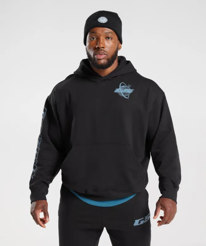 Gymshark Intergalactic Lifting Hoodie - Black sold by Gymshark