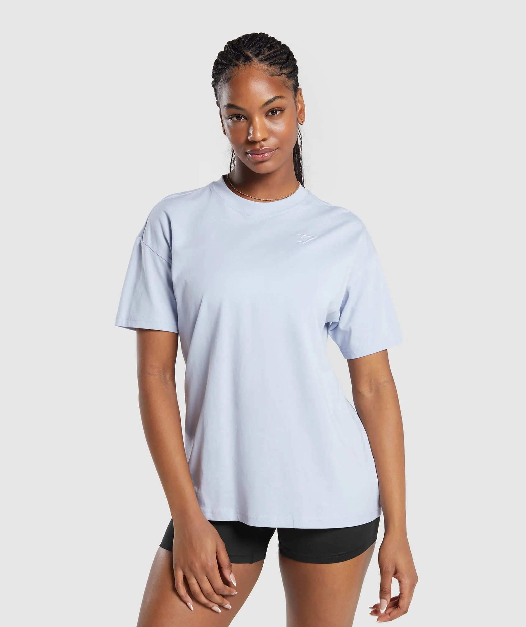 Gymshark Training Oversized T-Shirt - Silver Lilac sold by Gymshark