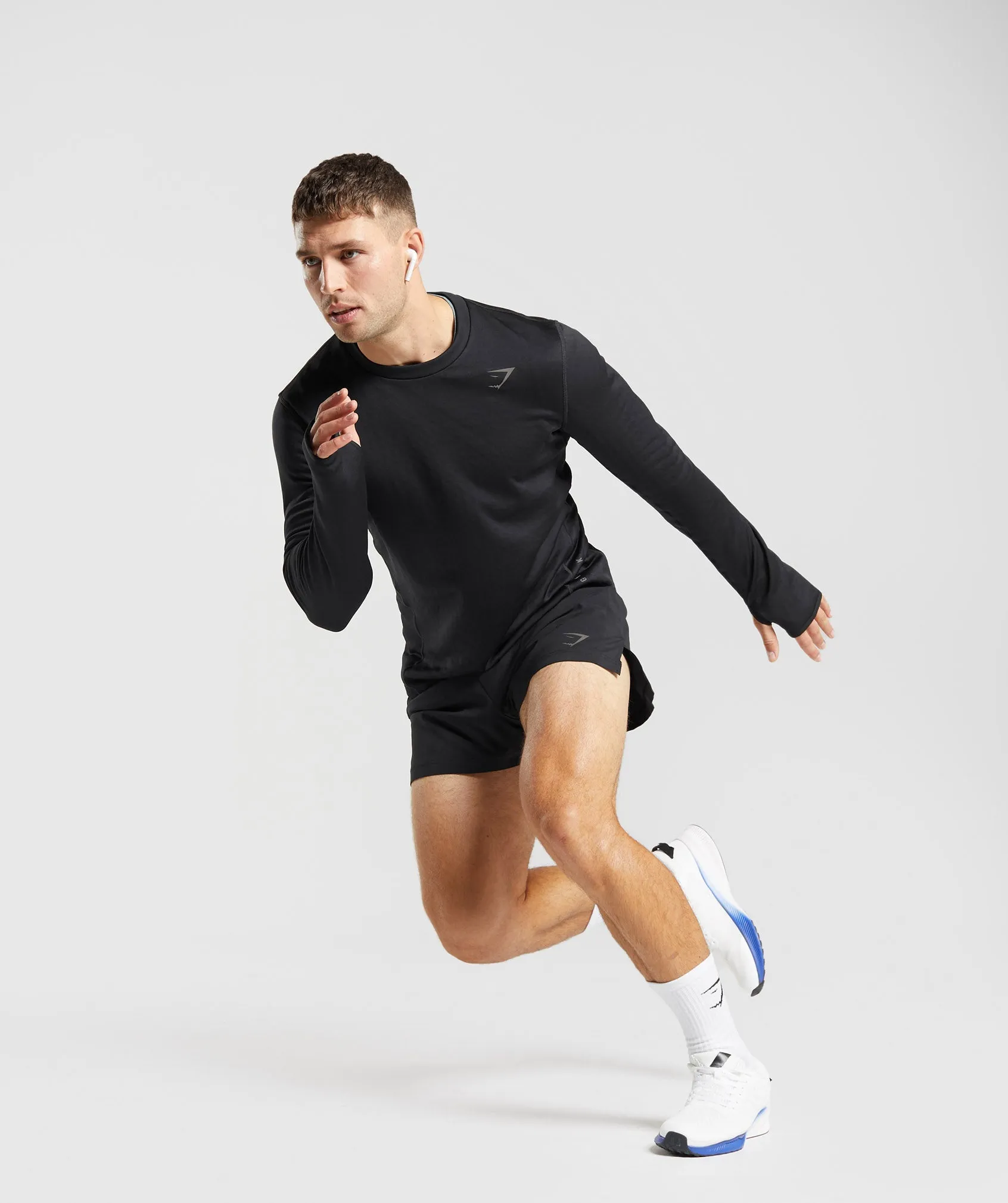 Gymshark Run Sport 3" Shorts - Black sold by Gymshark product image thumbnail 4