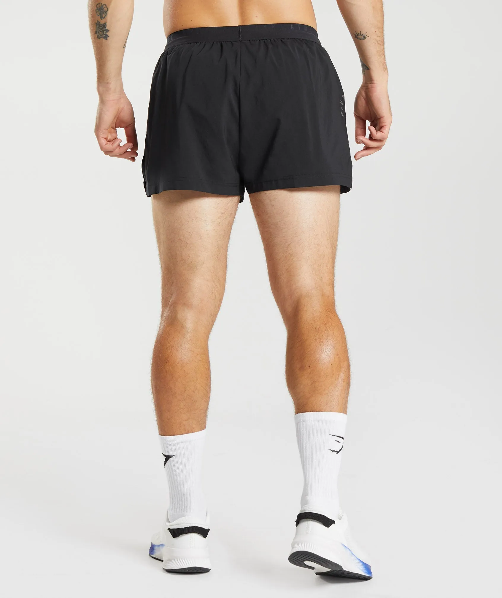 Gymshark Run Sport 3" Shorts - Black sold by Gymshark product image thumbnail 3