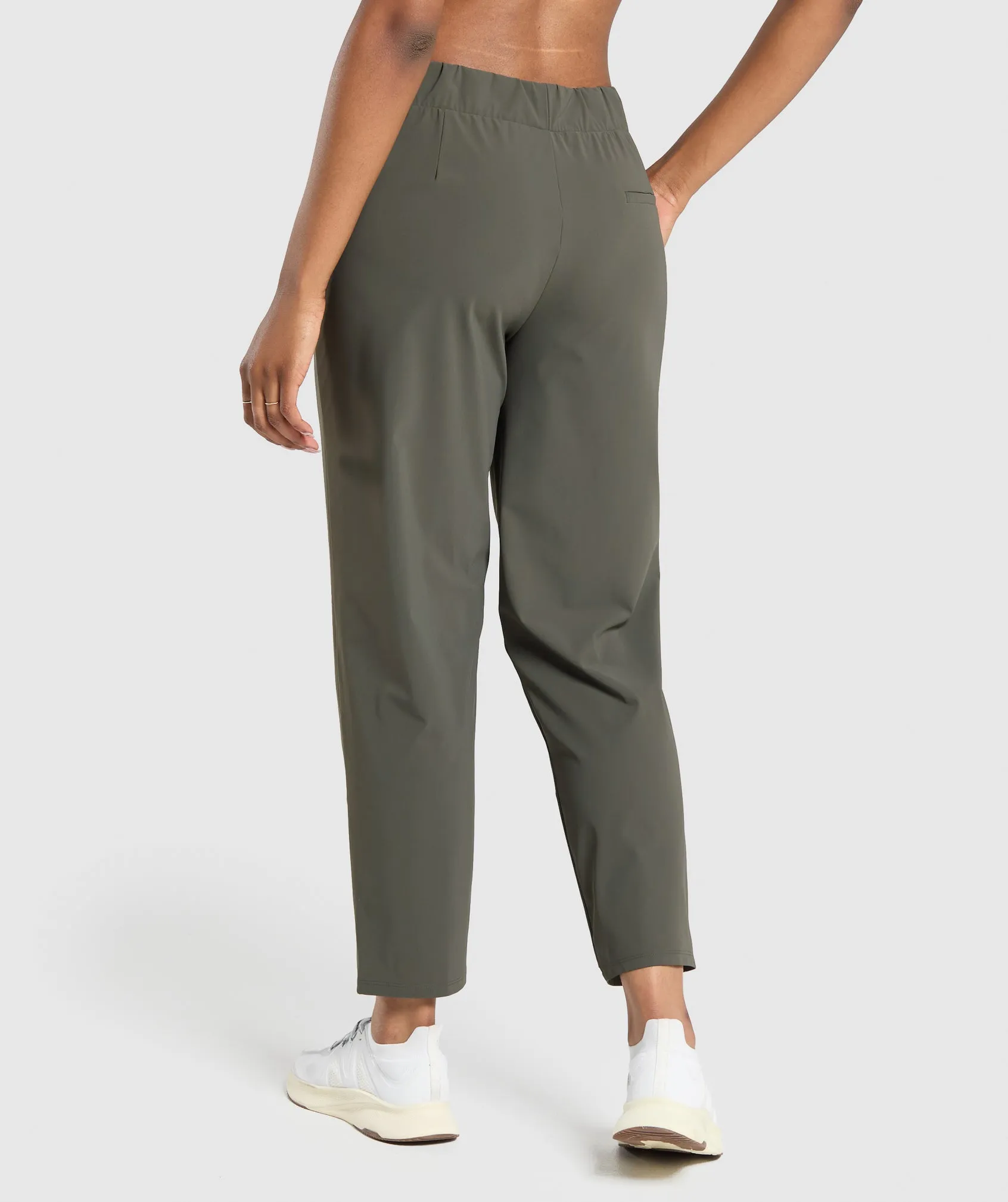 Gymshark Tapered Woven Pants - Strength Green sold by Gymshark product image thumbnail 2