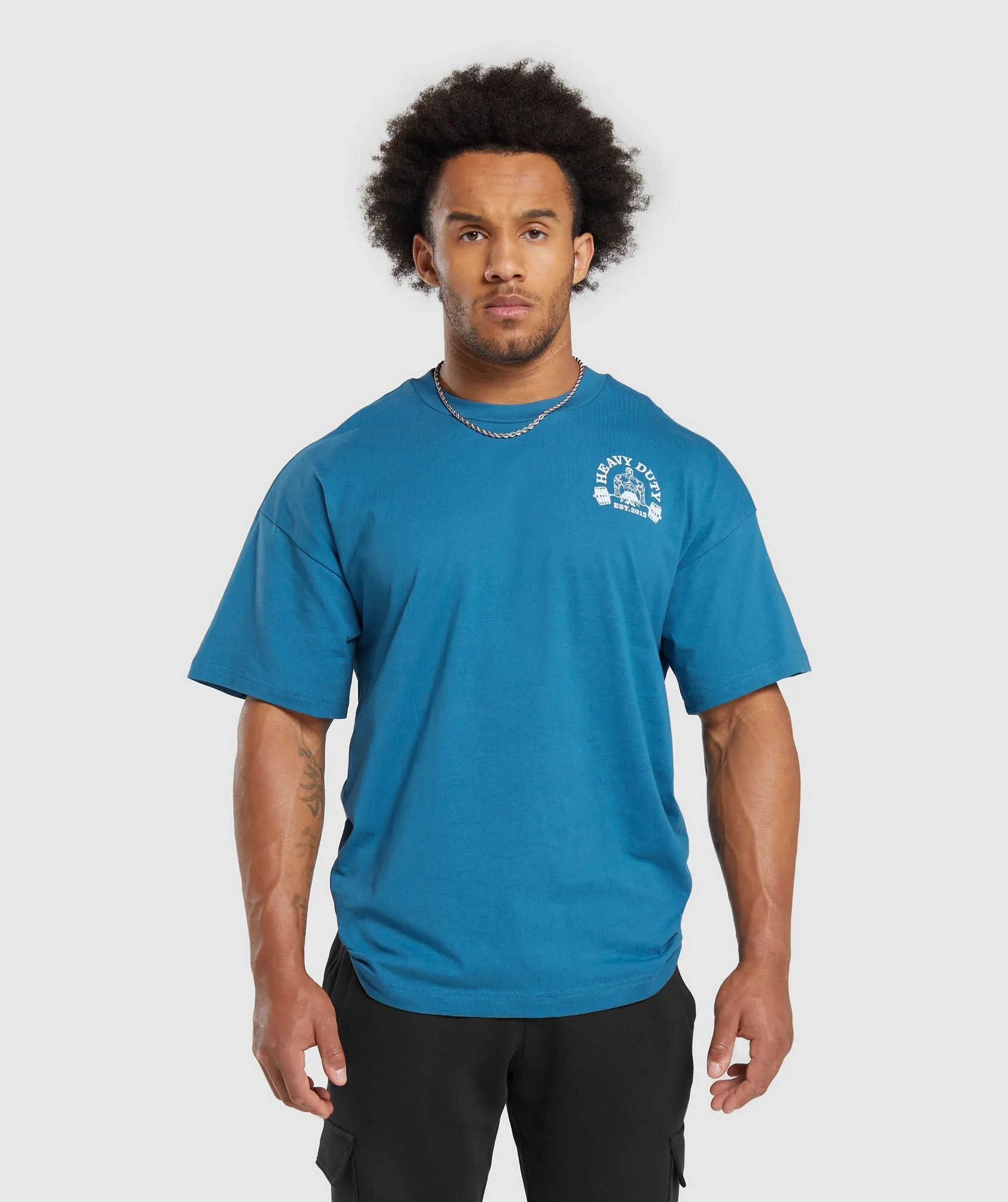 Gymshark Heavy Duty T-Shirt - Core Blue sold by Gymshark product image thumbnail 2